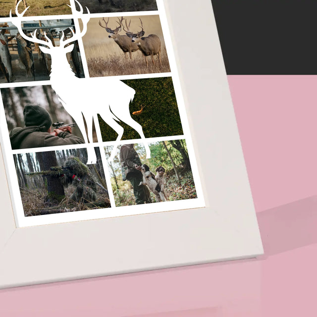 Fotokoláž: Poľovník - Rámček Na Fotografiu (Vertikálne)