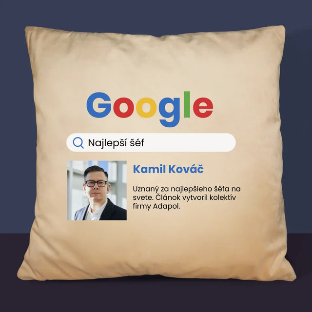Fotografia A Podpis: Najlepší Šéf Výsledky Google - Vankúš