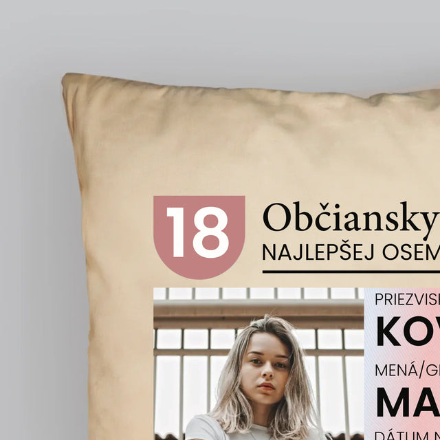 Fotografia A Podpis: Občiansky Preukaz - Vankúš