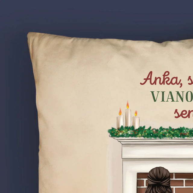 Tvorenie Postavy: Vianočný Pár - Vankúš