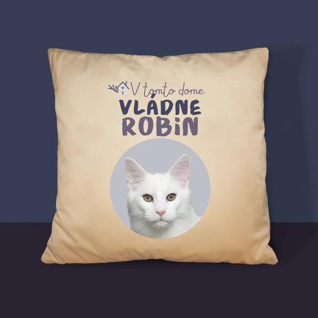 Fotografia A Podpis: V Tomto Dome Vládne Zviera - Vankúš