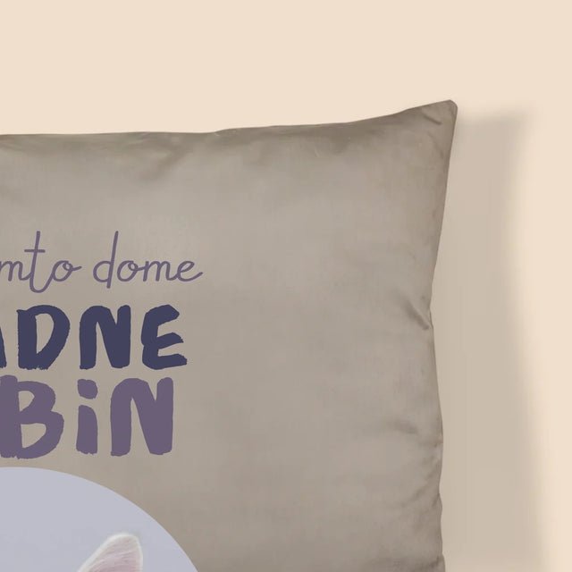 Fotografia A Podpis: V Tomto Dome Vládne Zviera - Vankúš