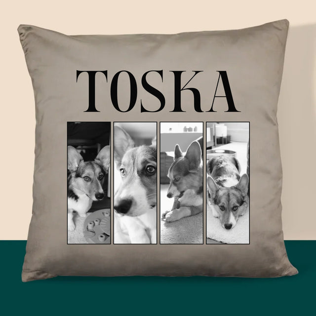 Fotokoláž: Klasický Bootleg S Domácim Miláčikom - Vankúš
