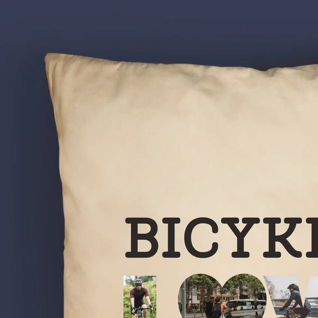 Slovo Z Fotografií: Bicykel Lover - Vankúš