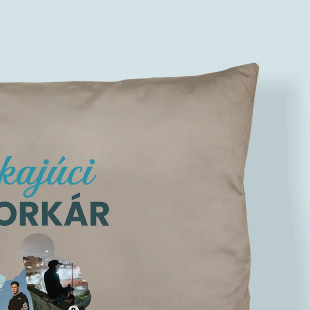Tvar Z Fotografií: Vynikajúci Motorkár - Vankúš