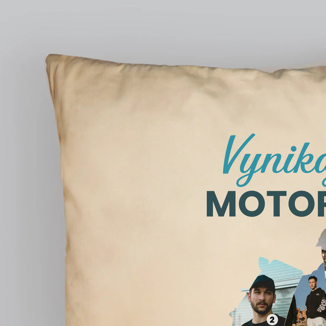 Tvar Z Fotografií: Vynikajúci Motorkár - Vankúš