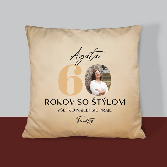 Fotografia A Podpis: 60 Rokov So Štýlom - Vankúš