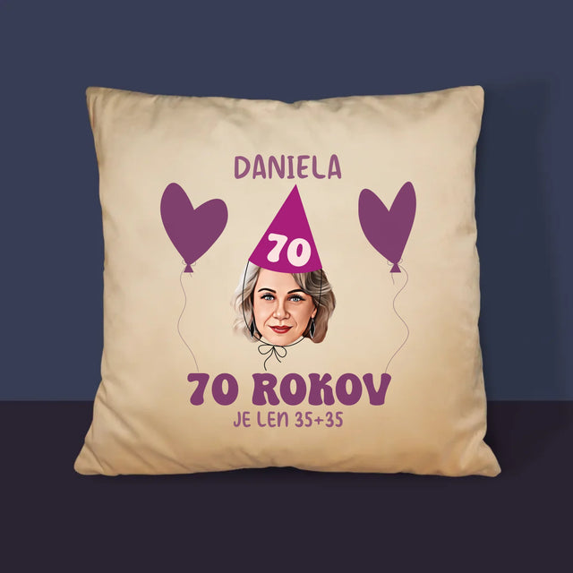 Tvoja Postava: Narodeninový Portrét - Vankúš
