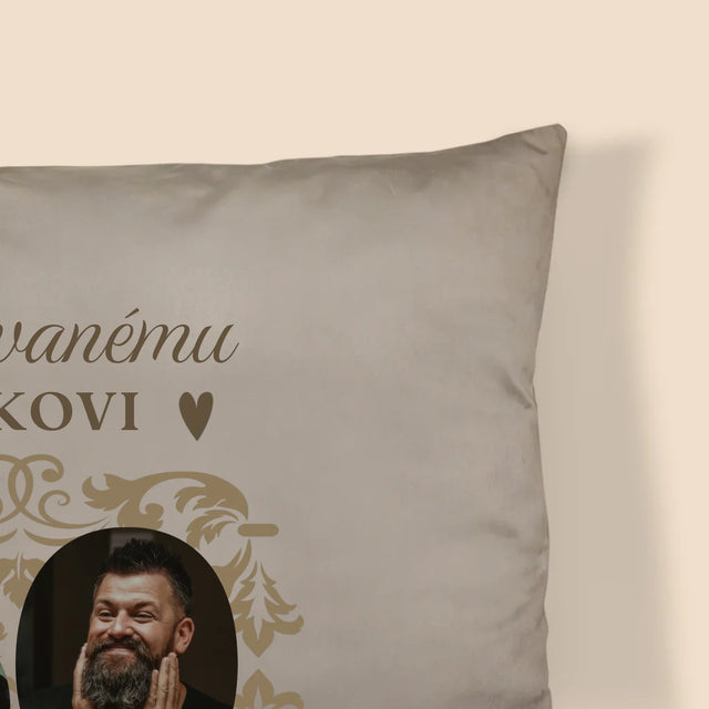 Slovo Z Fotografií: Milovanému Ockovi K 60. Narodeninám - Vankúš