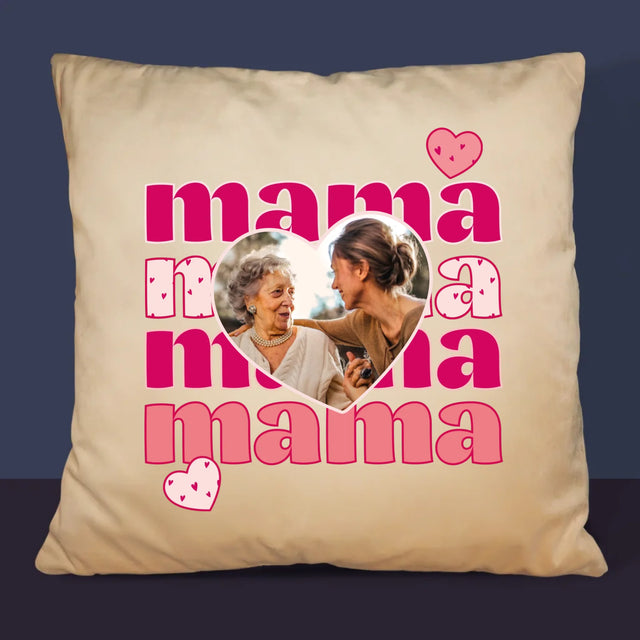 Fotografia A Podpis: Slová Mama - Vankúš