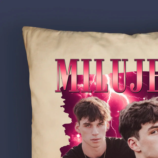 Tvoja Postava: Milostný Bootleg Pre Ňu - Vankúš
