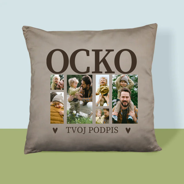Fotokoláž: Ocko S Podpisom - Vankúš