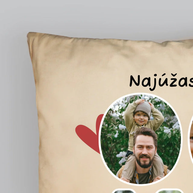 Slovo Z Fotografií: Najúžasnejší Ocko - Vankúš