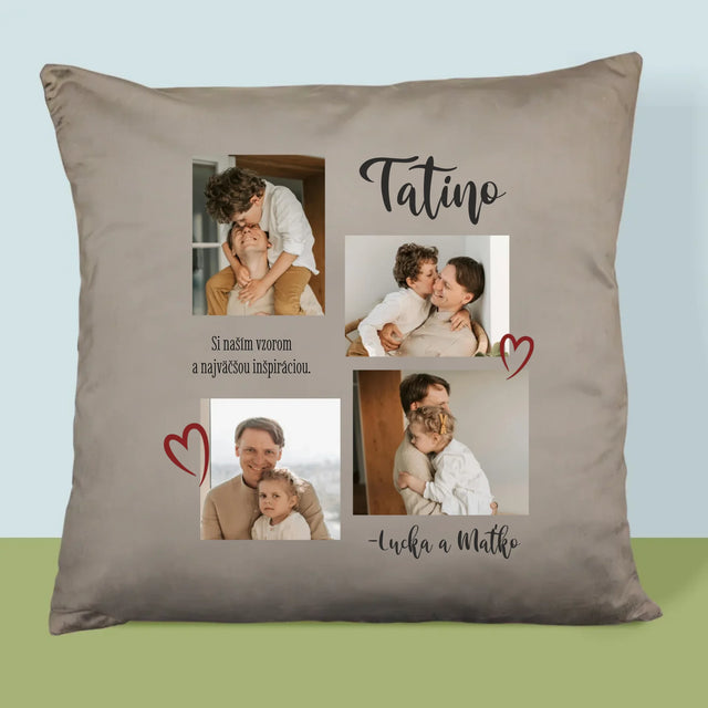 Fotokoláž: Tatino - Vankúš