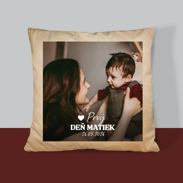 Fotografia A Podpis: Prvý Deň Matiek Srdce - Vankúš