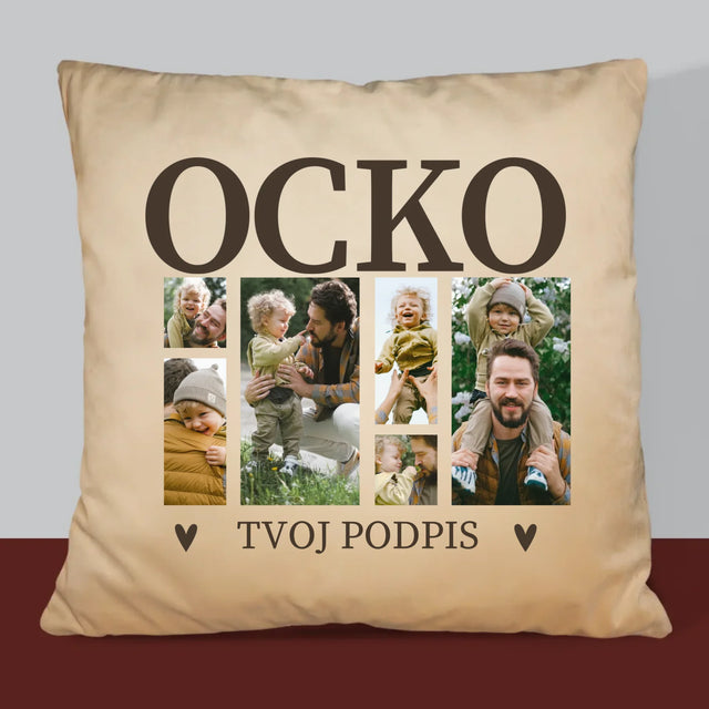 Fotokoláž: Ocko S Podpisom - Vankúš