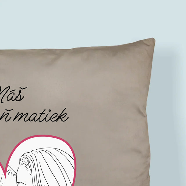 Fotografia A Podpis: Lineart Prvý Deň Matiek - Vankúš