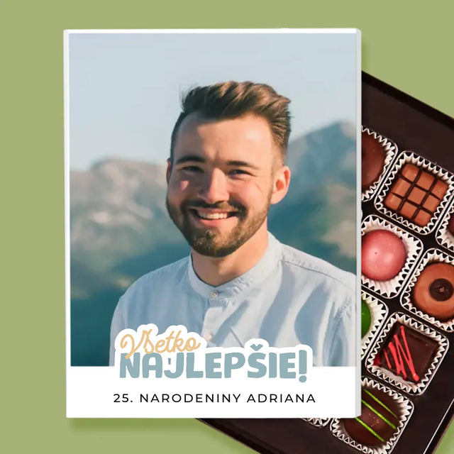 Fotografia A Podpis: 25. Narodeniny Všetko Najlepšie! - Pralinky