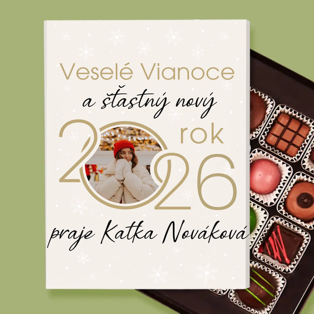 Fotokoláž: Šťastný Nový Rok - Pralinky