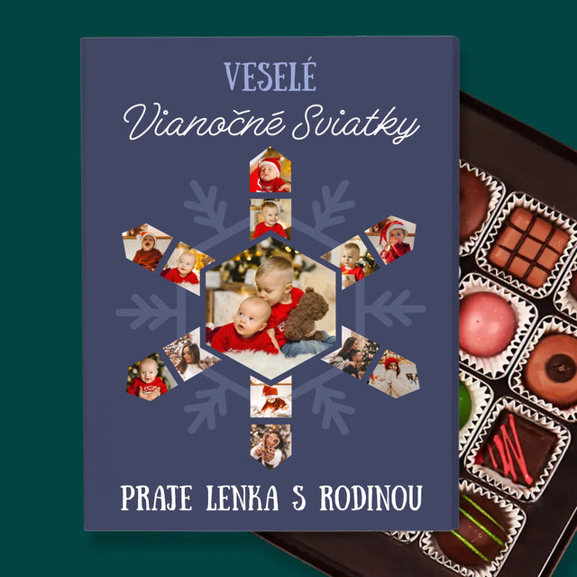 Tvar Z Fotografií: Snehová Vločka - Pralinky