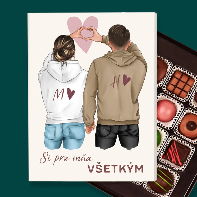 Tvorenie Postavy: Pár Srdce - Pralinky