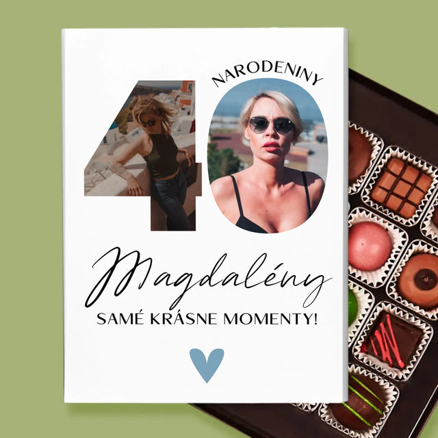 Slovo Z Fotografií: 40. Narodeniny Krásne Momenty - Pralinky