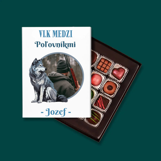 Fotografia A Podpis: Vlk Medzi Poľovníkmi - Pralinky