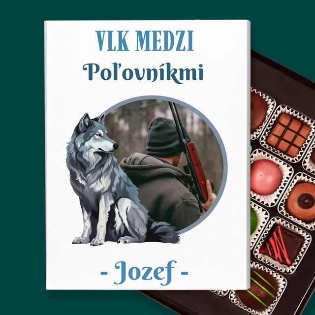 Fotografia A Podpis: Vlk Medzi Poľovníkmi - Pralinky