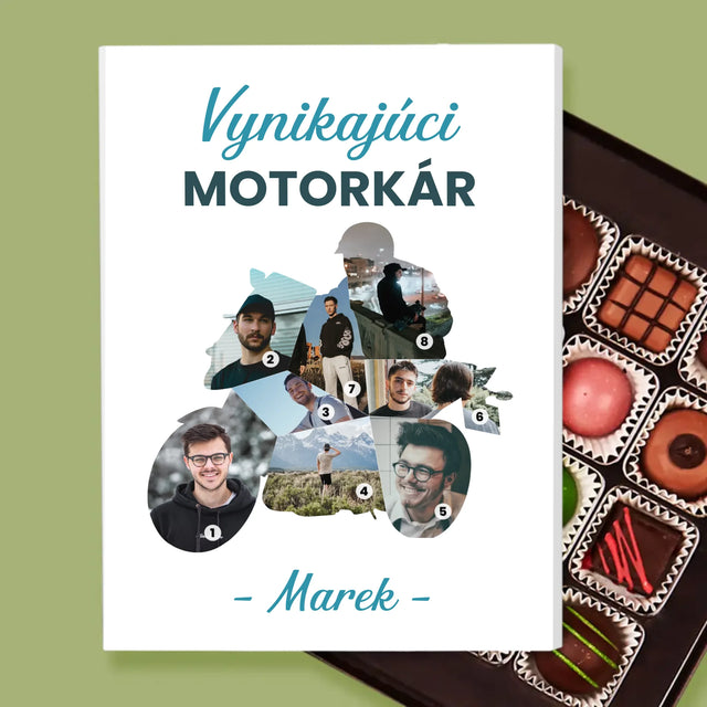 Tvar Z Fotografií: Vynikajúci Motorkár - Pralinky