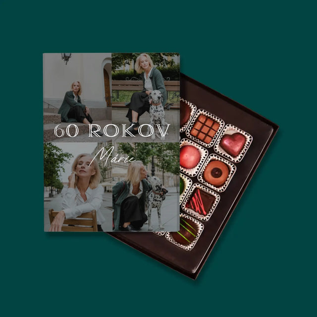 Fotokoláž: 60 Rokov Klasický - Pralinky