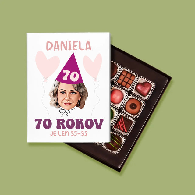 Tvoja Postava: Narodeninový Portrét - Pralinky