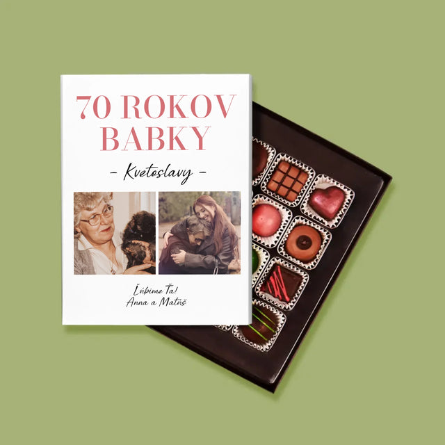 Fotokoláž: 70 Rokov Babky - Pralinky