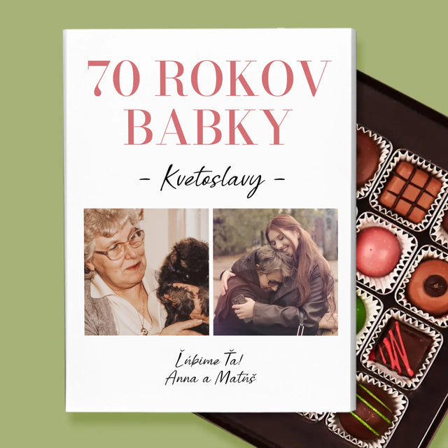 Fotokoláž: 70 Rokov Babky - Pralinky