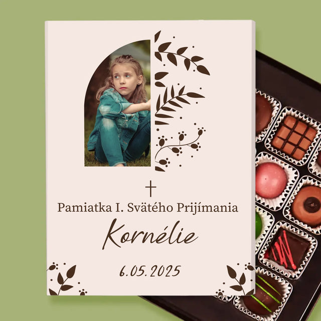 Fotografia A Podpis: Prvé Sväté Prijímanie Lístky - Pralinky