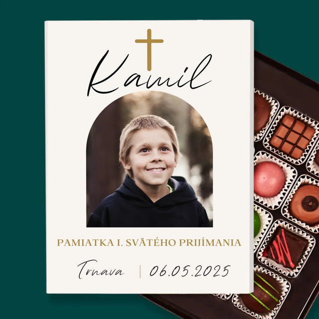 Fotografia A Podpis: Pamiatka Prijímania Klasická - Pralinky