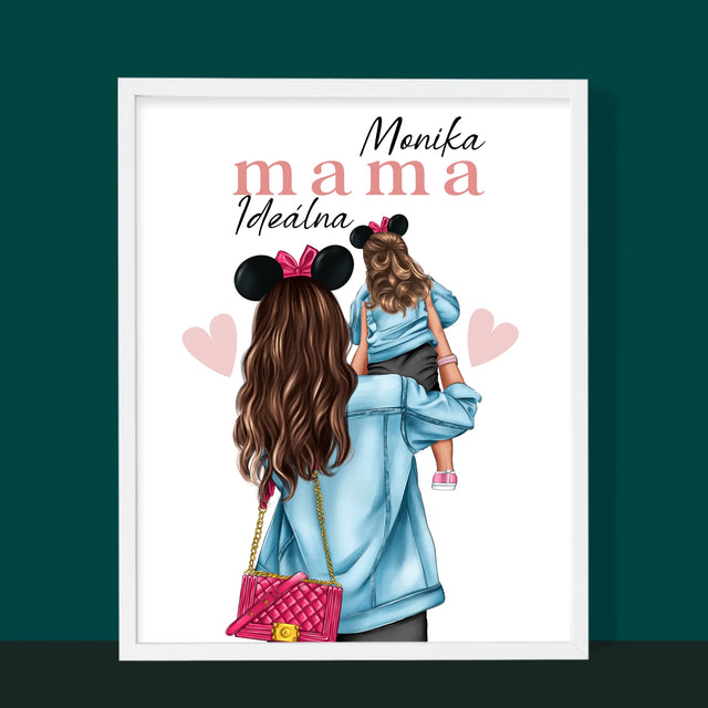 Tvorenie Postavy: Ideálna Mama - Zarámováná Tlač 30X40 (Vertikálne)