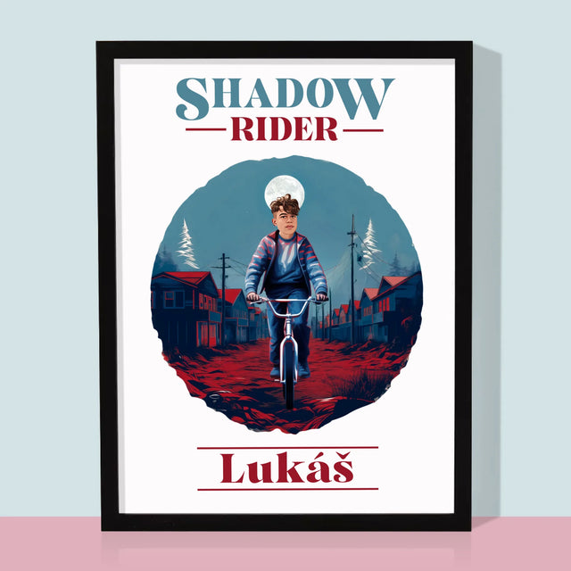 Tvoja Postava: Shadow Rider - Zarámováná Tlač 30X40 (Vertikálne)