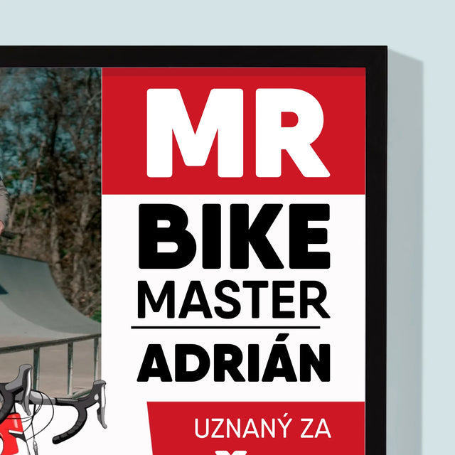 Obálka Časopisu: Mr Bike Master - Zarámováná Tlač 30X40 (Vertikálne)