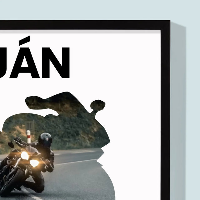Tvar Z Fotografií: Just Ride - Zarámováná Tlač 30X40 (Vertikálne)