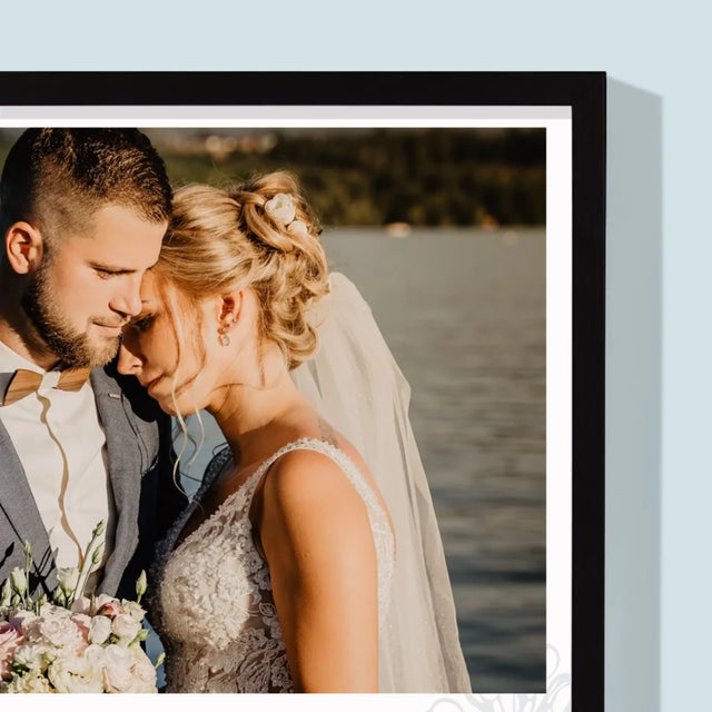 Fotografia A Podpis: Žili Dlho A Šťastne - Zarámováná Tlač 30X40 (Vertikálne)