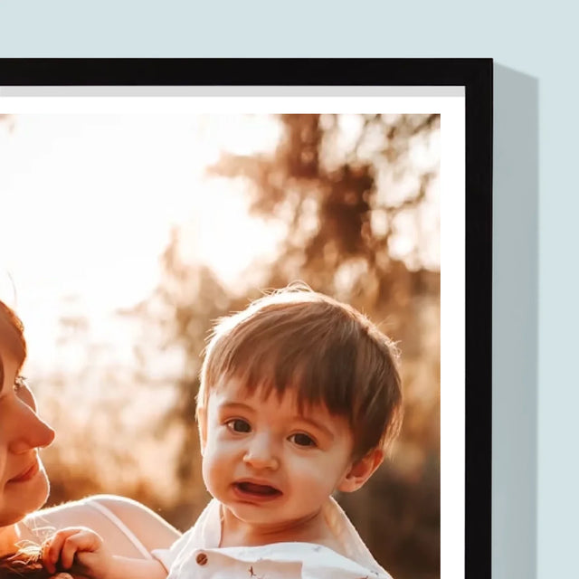 Fotografia A Podpis: Nenahraditeľná Mama Venovanie - Zarámováná Tlač 30X40 (Vertikálne)