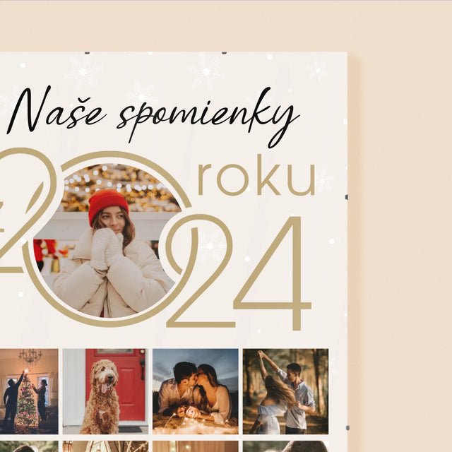 Fotokoláž: Naše Spomienky Z Roku - Plagát