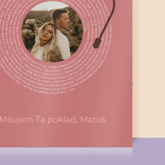 Fotografia A Podpis: Naša Pesnička Vinylová Platňa - Plagát