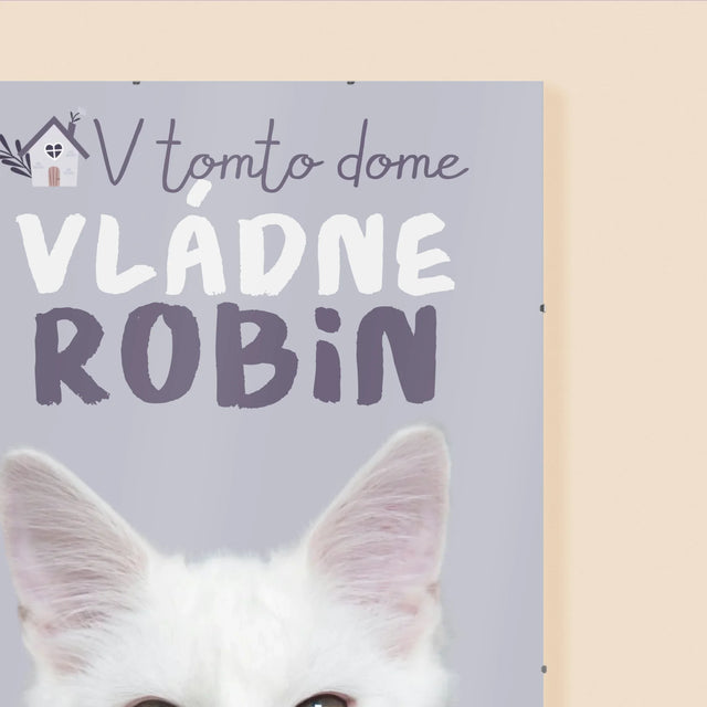 Fotografia A Podpis: V Tomto Dome Vládne Zviera - Plagát