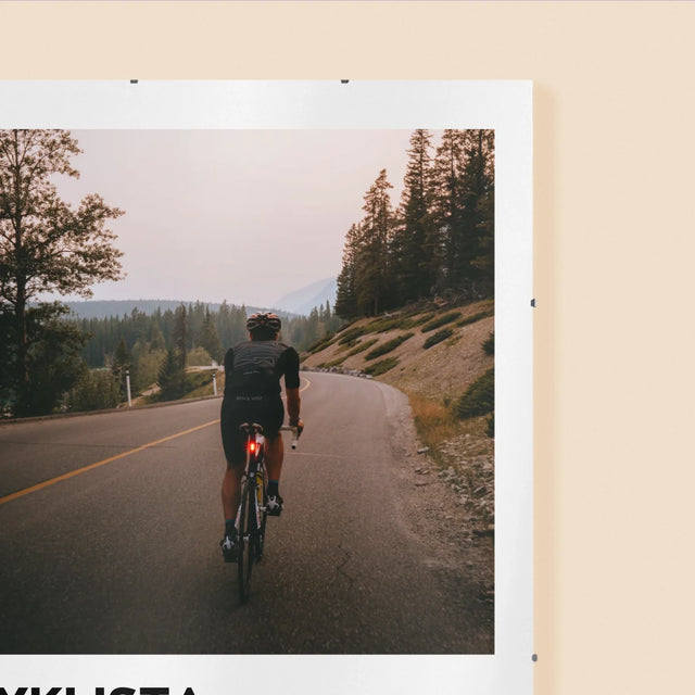 Fotografia A Podpis: Cyklista Definícia - Plagát