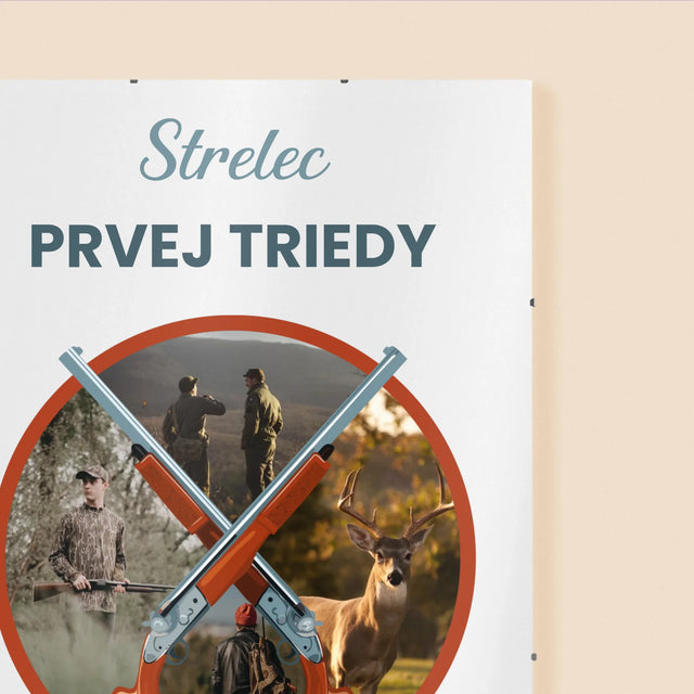 Fotokoláž: Strelec Prvej Triedy - Plagát
