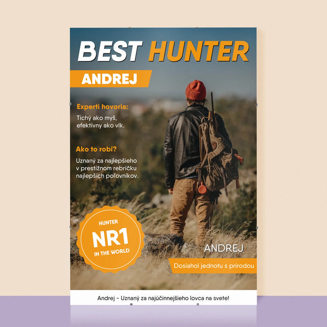 Obálka Časopisu: Best Hunter - Plagát