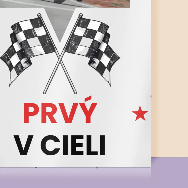 Fotografia A Podpis: Prvý V Cieli - Plagát