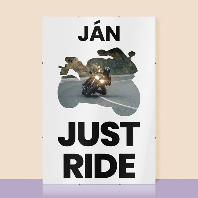 Tvar Z Fotografií: Just Ride - Plagát