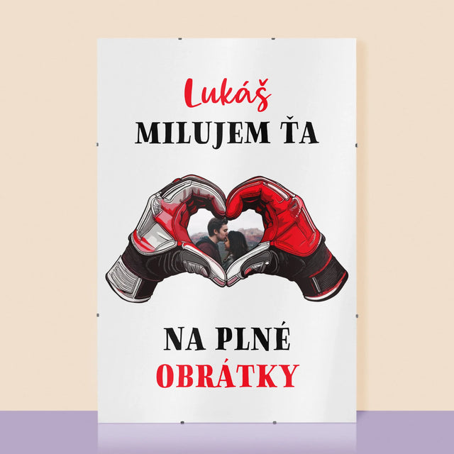 Fotografia A Podpis: Milujem Ťa Na Plné Obrátky - Plagát